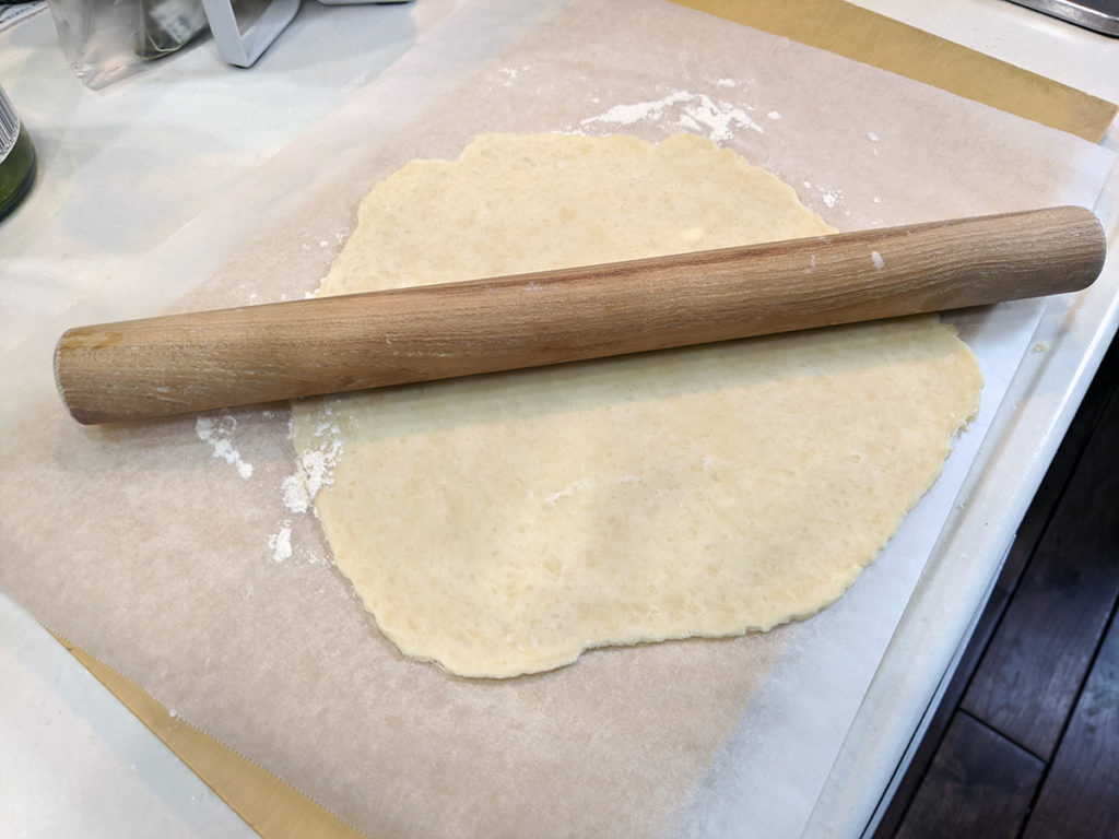 森本隆が作ったパイ生地