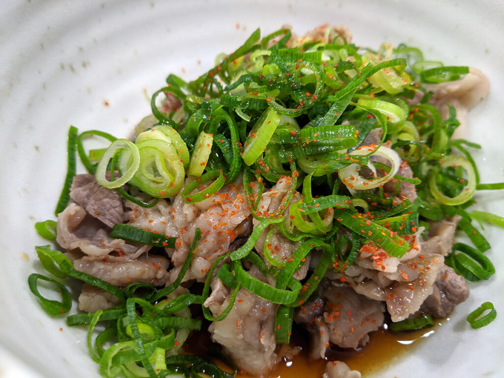 森本隆が作った牛すじポン酢