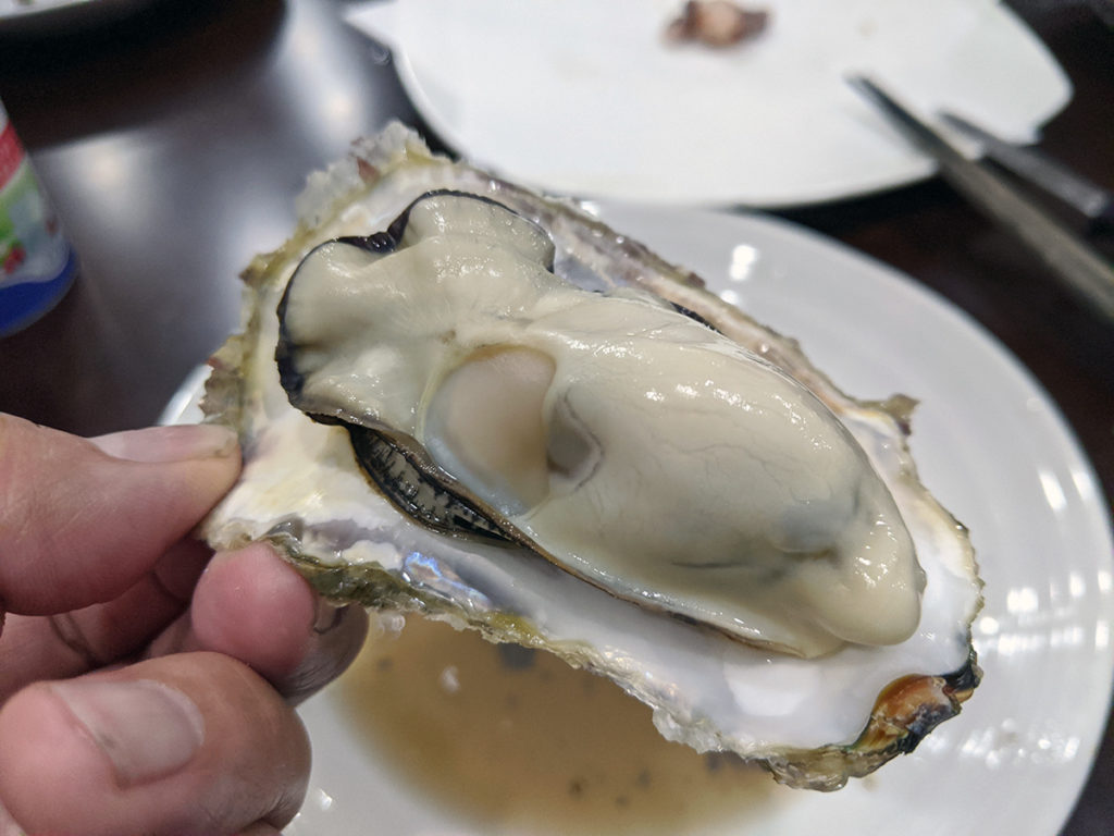 青井の真牡蠣は身がぱんぱん